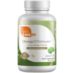 Zahlers Kosher Advanced Omega-3 Platinum Fish Oil High EPA/DHA (Premium Grade)  180 Softgels