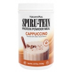 Nature`s Plus Kosher Spiru-Tein Shake Rice, Pea & Soy Protein Powder Cappuccino 2.25 LB