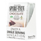 Nature`s Plus Spiru-Tein Shake Rice, Pea & Soy Protein Powder Chocolate 8 Packets