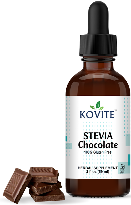 Kovite Kosher Liquid Stevia Extract Chocolate 2 fl oz 