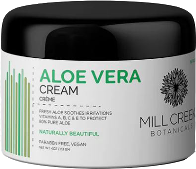 Mill Creek Aloe Vera Cream 80% Pure Aloe 4 Oz - Koshervitamins.com