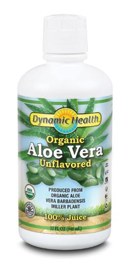 Dynamic Health Kosher Aloe Vera Juice Organic Unflavored 32 OZ -  Koshervitamins.com