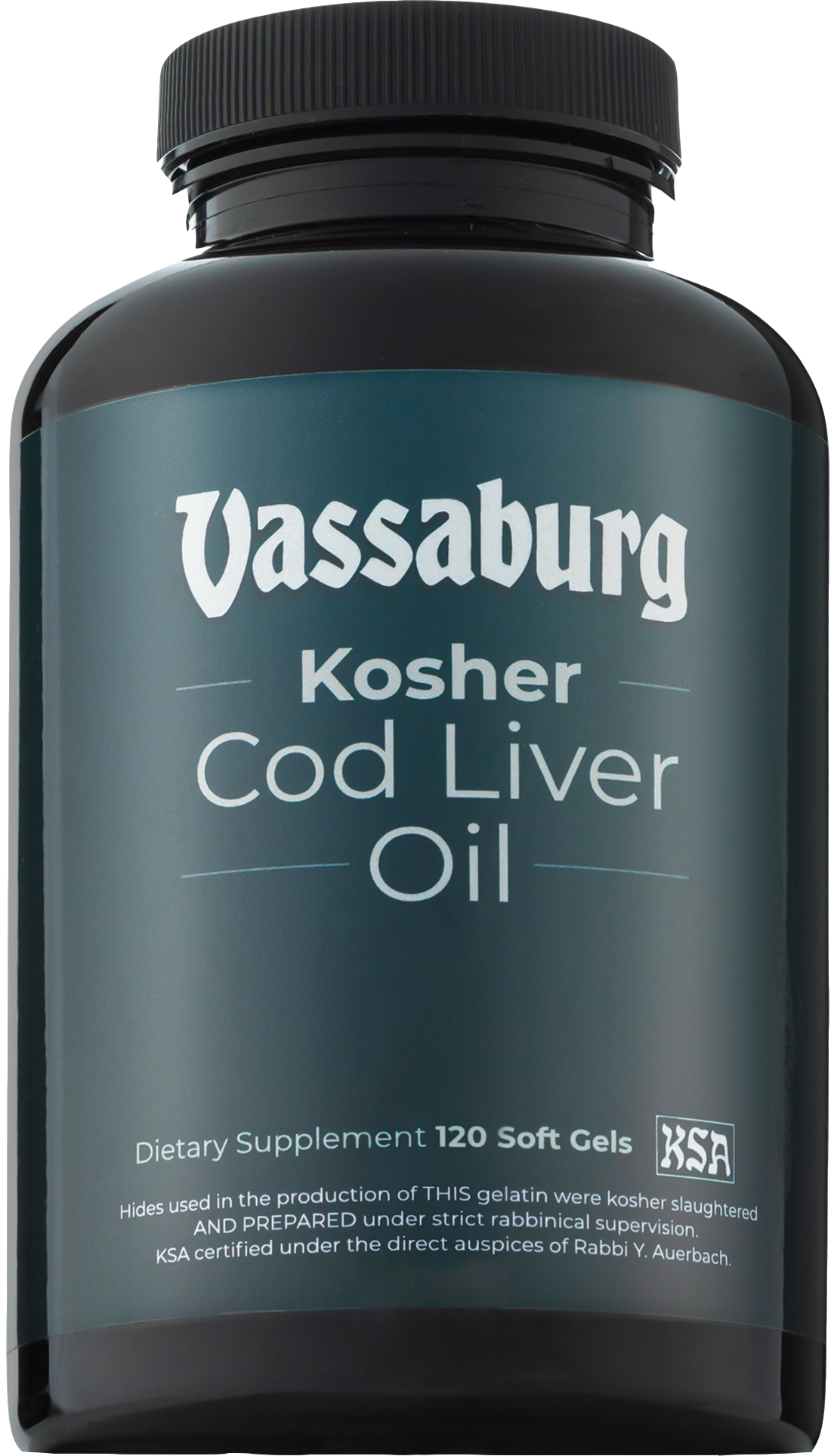 Vassaburg Kosher Cod Liver Oil Softgels 120 Softgels - Koshervitamins.com