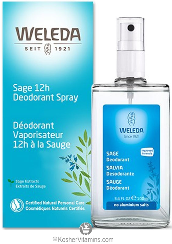 Weleda Sage Deodorant Spray 3.4 fl oz - Koshervitamins.com