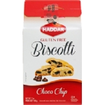 Haddar Kosher Yum - Gluten Free Biscotti Choco Chip - Passover 7 oz